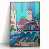Expressionist Art of Zurich - Vibrant Abstract Expressionism Wall Art