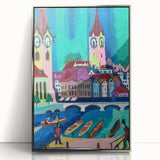 Expressionist Art of Zurich - Vibrant Abstract Expressionism Wall Art