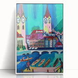 Expressionist Art of Zurich - Vibrant Abstract Expressionism Wall Art