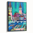 Expressionist Art of Zurich - Vibrant Abstract Expressionism Wall Art