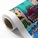 Expressionist Art of Zurich - Vibrant Abstract Expressionism Wall Art