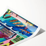 Expressionist Art of Zurich - Vibrant Abstract Expressionism Wall Art