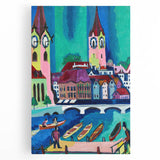 Expressionist Art of Zurich - Vibrant Abstract Expressionism Wall Art