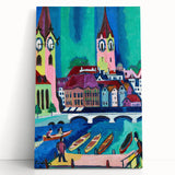 Expressionist Art of Zurich - Vibrant Abstract Expressionism Wall Art