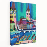 Expressionist Art of Zurich - Vibrant Abstract Expressionism Wall Art