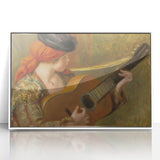 Impressionist Landscape Art – Pathway Through a Flowering Field