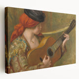 Impressionist Landscape Art – Pathway Through a Flowering Field