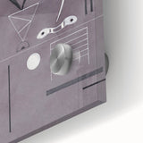 Minimalist Abstract Wall Art - Geometric Shapes in Gray and Black Tones