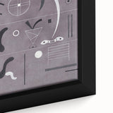 Minimalist Abstract Wall Art - Geometric Shapes in Gray and Black Tones