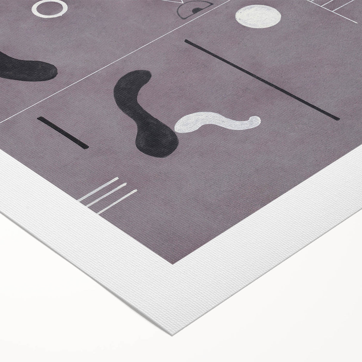 Minimalist Abstract Wall Art - Geometric Shapes in Gray and Black Tones