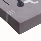 Minimalist Abstract Wall Art - Geometric Shapes in Gray and Black Tones