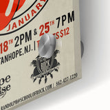 Retro Rolling Stones Concert Poster - School of Rock 2014 Event