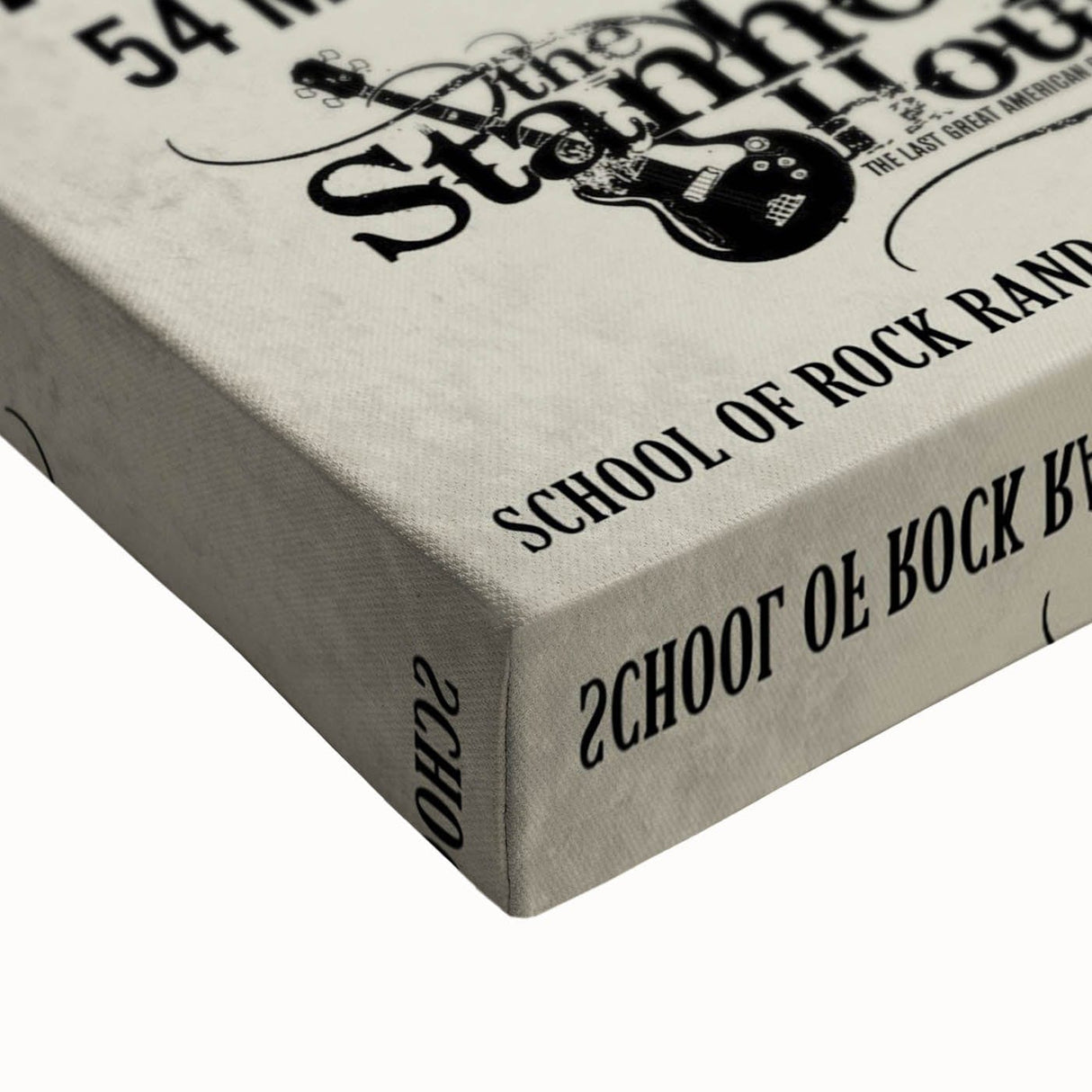 Retro Rolling Stones Concert Poster - School of Rock 2014 Event