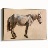 Study of a Grey Horse - Romanticism Art by Jacques-Laurent Agasse