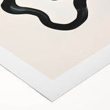 Abstract minimalist wall art on rolled canvas showcasing soft pastel colors and geometric shapes, perfect for modern home decor and artistic expression. Ideal for enhancing interior spaces with a contemporary aesthetic.