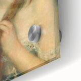 Impressionism Wall Art: Young Woman Braiding Hair by Renoir Prints