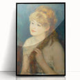 Impressionism Wall Art: Young Woman Braiding Hair by Renoir Prints