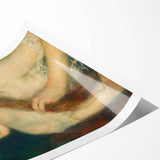 Impressionism Wall Art: Young Woman Braiding Hair by Renoir Prints