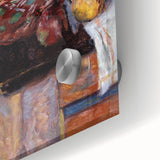 Vintage Still Life Wall Art - Basket of Fruit in Warm, Earthy Tones