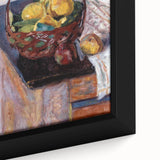 Vintage Still Life Wall Art - Basket of Fruit in Warm, Earthy Tones