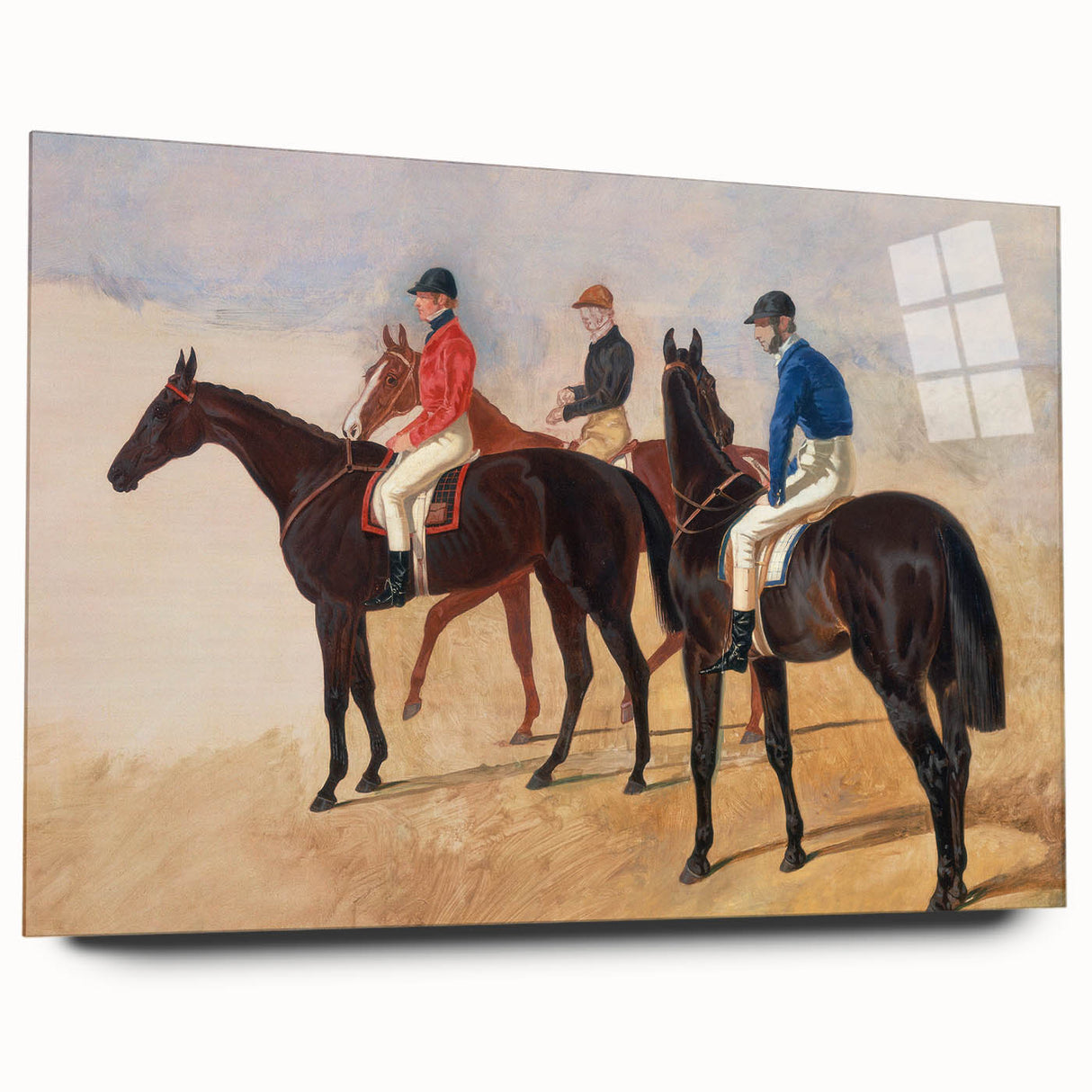 Steeplechase Riders - Romanticism Equestrian Art by John F. Herring
