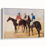 Steeplechase Riders - Romanticism Equestrian Art by John F. Herring
