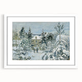 Impressionist Landscape Art – Sunrise Over Rolling Meadows