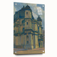 Vintage Architectural Wall Art - Historic Church in Vienna Pastel Print