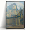 Vintage Architectural Wall Art - Historic Church in Vienna Pastel Print