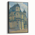 Vintage Architectural Wall Art - Historic Church in Vienna Pastel Print