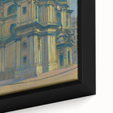 Vintage Architectural Wall Art - Historic Church in Vienna Pastel Print