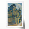 Vintage Architectural Wall Art - Historic Church in Vienna Pastel Print
