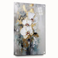 Elegant White Orchid - Modern Living Room Canvas Wall Art