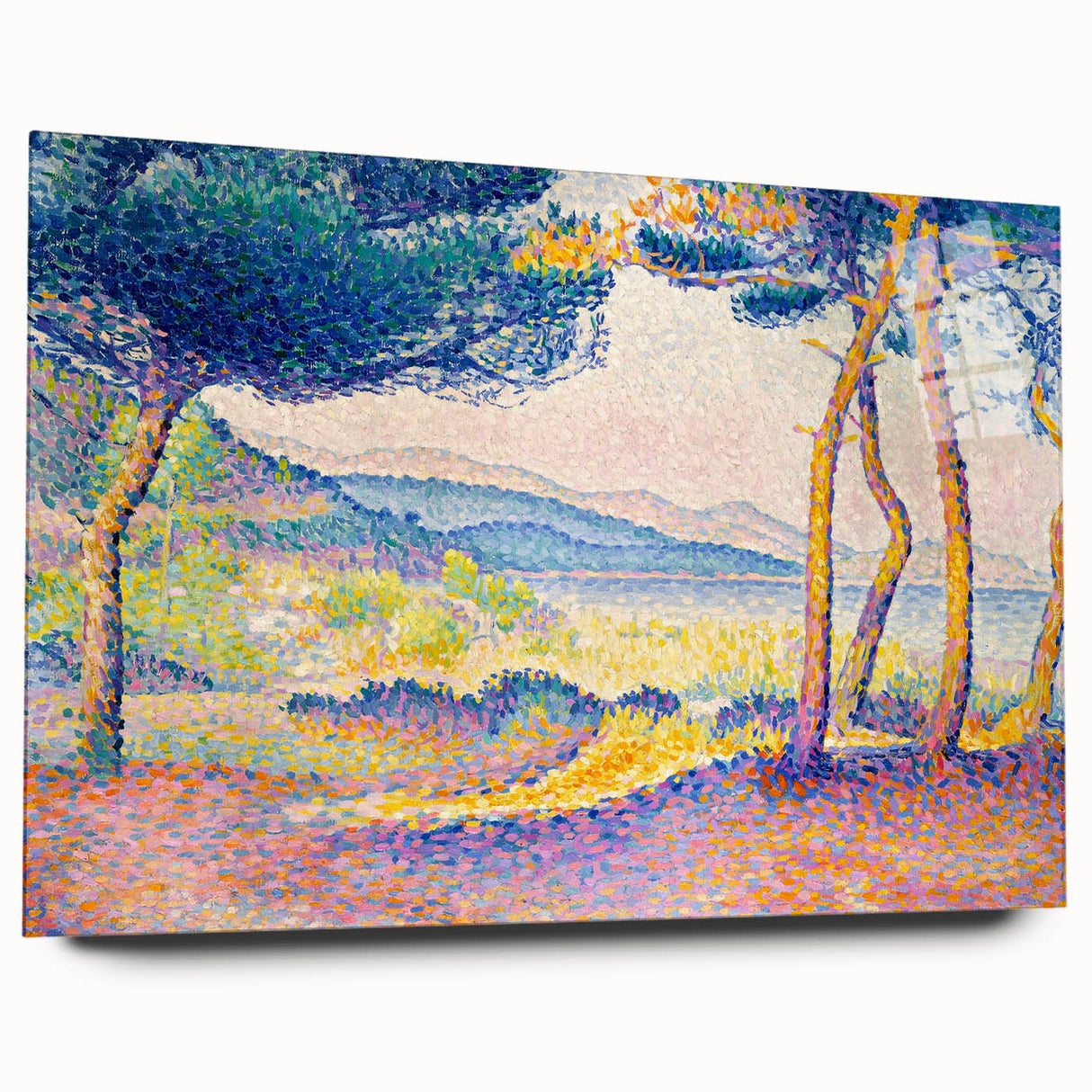 Impressionist Wall Art – Serene River and Misty Morning Light