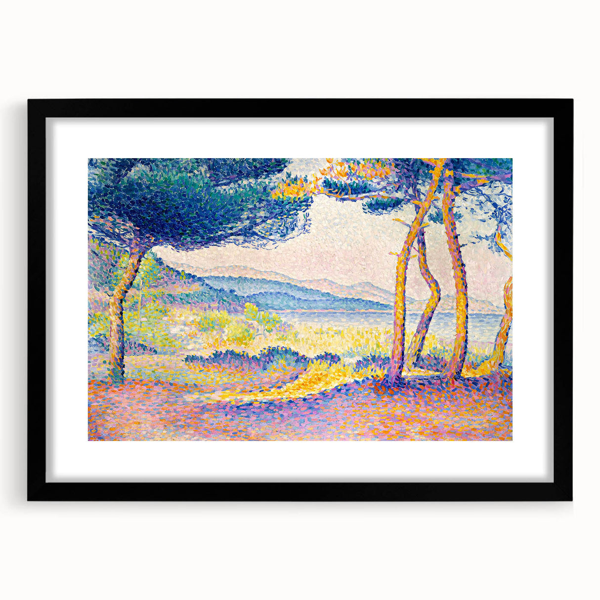 Impressionist Wall Art – Serene River and Misty Morning Light