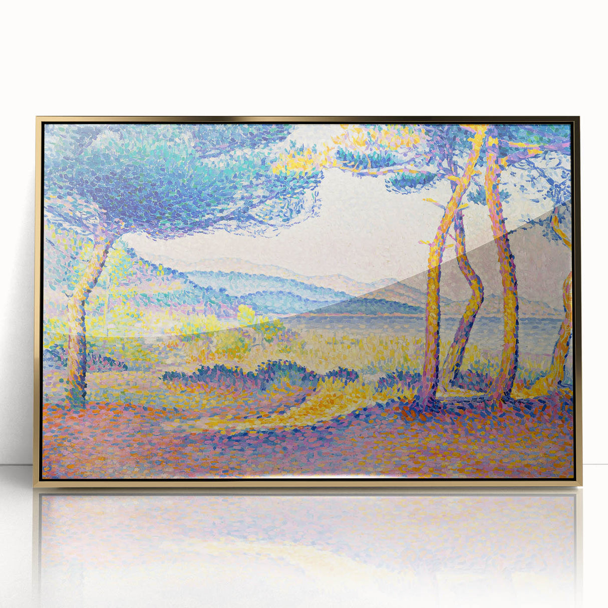 Impressionist Wall Art – Serene River and Misty Morning Light