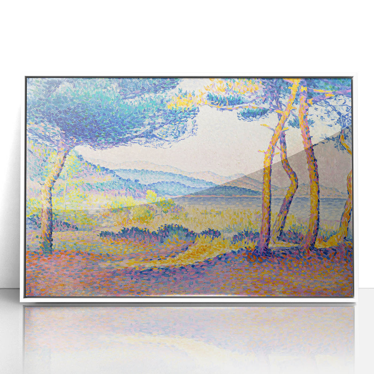 Impressionist Wall Art – Serene River and Misty Morning Light