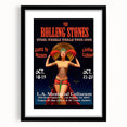 Retro Rolling Stones Steel Wheels 1989 Tour Poster