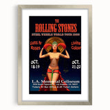 Retro Rolling Stones Steel Wheels 1989 Tour Poster