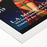 Retro Rolling Stones Steel Wheels 1989 Tour Poster