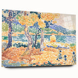 Impressionist Art – Golden Wheat Field at Sunset