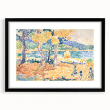 Impressionist Art – Golden Wheat Field at Sunset