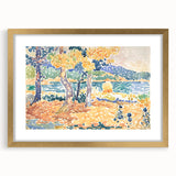 Impressionist Art – Golden Wheat Field at Sunset