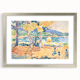 Impressionist Art – Golden Wheat Field at Sunset