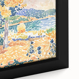 Impressionist Art – Golden Wheat Field at Sunset