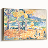 Impressionist Art – Golden Wheat Field at Sunset