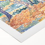 Impressionist Art – Golden Wheat Field at Sunset