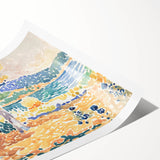 Impressionist Art – Golden Wheat Field at Sunset