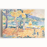 Impressionist Art – Golden Wheat Field at Sunset