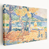 Impressionist Art – Golden Wheat Field at Sunset